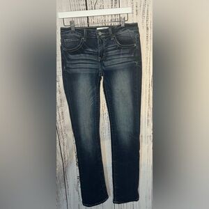 BKE Stella Slim Straight Jeans – Dark Wash | Size 30 x 33.5